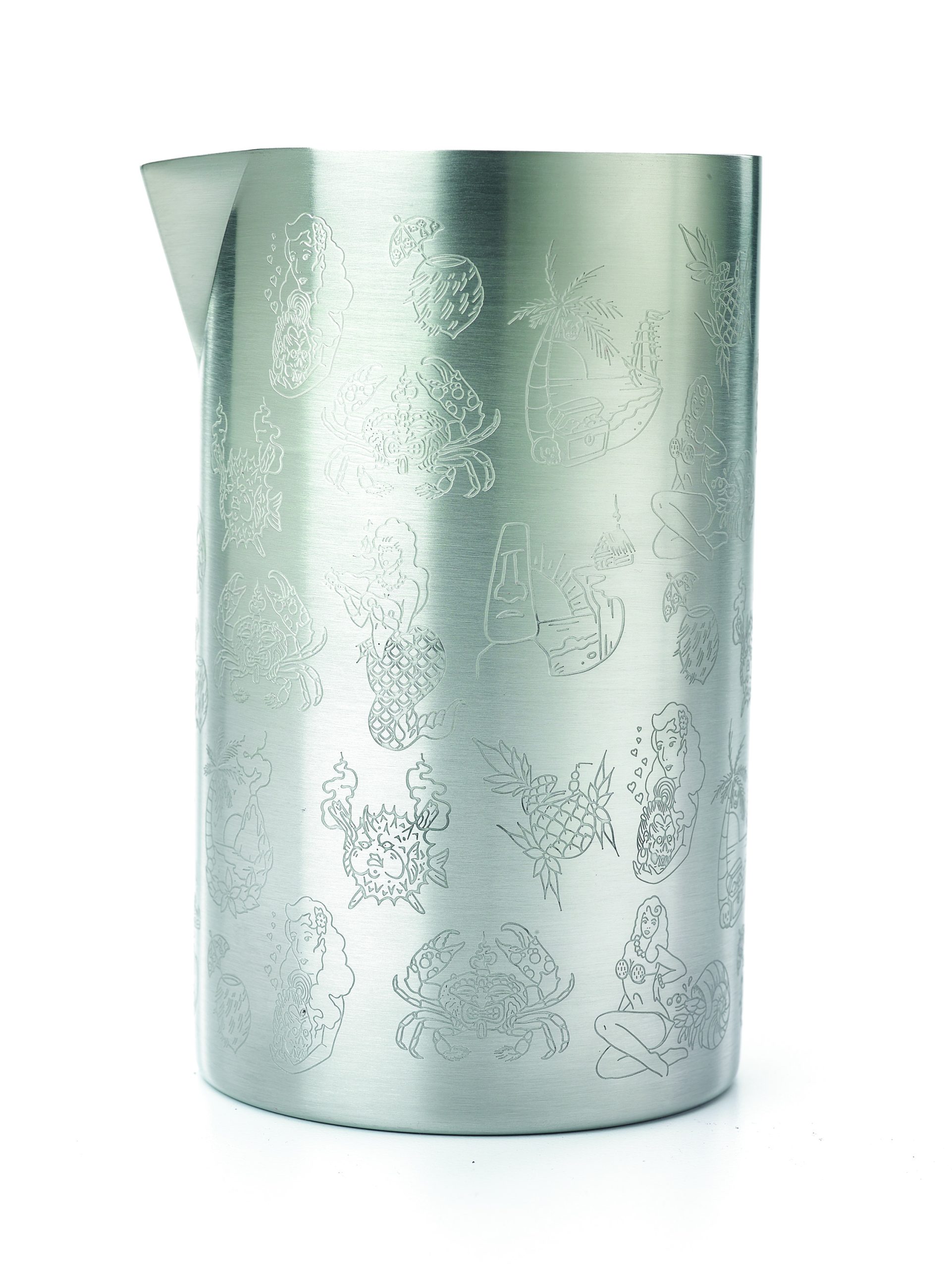 Vaso mezclador metal tiki (600 ml) BARFLY - Imagen 2